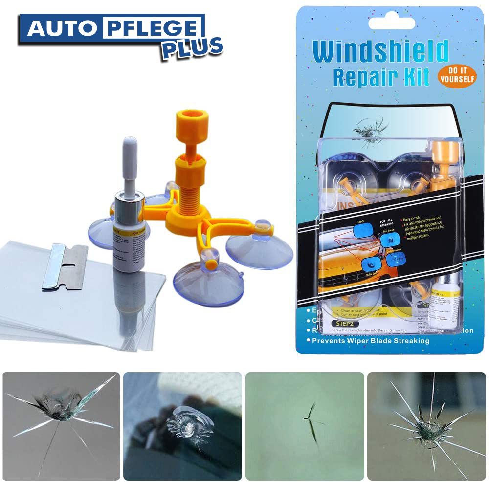 Kaufe Auto-Windschutzscheiben-Reparatur-Set, Reparatur von gesprungenem  Glas, um Risse in Autoglas-Windschutzscheiben zu reparieren